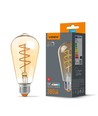 E27 5W ST64 filament LED pære - Ekstra ekstra varm hvid, dæmpbar