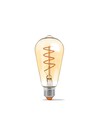 E27 5W ST64 filament LED pære - Ekstra ekstra varm hvid, dæmpbar