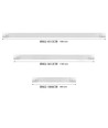 18W LED armatur BN02 - CCT, komplet lysskinne
