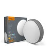 20W LED loftslampe med bevægelsessensor - 5CCT, hvid kant, indbygget sensor
