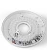 20W LED loftslampe med bevægelsessensor - 5CCT, hvid kant, indbygget sensor