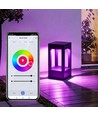 60cm RGB+CCT LED Pullertlampe - Sort, 8W, IP65, Zigbee Hue kompatibel