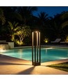 60cm RGB+CCT LED Pullertlampe - Sort, 8W, IP65, Zigbee Hue kompatibel