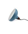 BIRK Petrolumsblå Ø24cm pendel - E27 fatning, 2m ledning, Metal / Træ