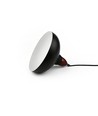 BIRK Sort Ø19cm pendel - E27 fatning, 2m ledning, Metal / Træ