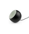 Sort Ø20cm pendel - E27 fatning, 2m ledning, Metal