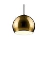 Messing Ø20cm pendel - E27 fatning, 2m ledning, Metal