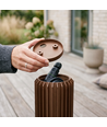 FYRON Bollard havelampe, Coffee - E27, 61 cm, IP54 udendørs, pullert