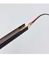 120cm LED Akustikpanel-sæt, sort - 2 stk. CCT LED strips m. 60W strømforsyning - Vælg WiFi eller RF