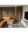 120cm LED Akustikpanel-sæt, sort - 2 stk. Enkeltfarvet LED strips m. 60W strømforsyning - WiFi eller RF