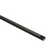 240cm LED Akustikpanel-sæt, sort - 2 stk. Enkeltfarvet LED strips (240cm) m. 78W strømforsyning - WiFi eller RF