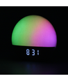 Wake-up Light Vækkeur, Solopgangseffekt - Bluetooth 5.3 højttaler, Sovelyde, Dæmpbar