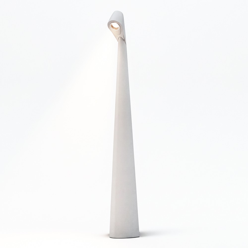 Genopladelig LED bordlampe - Hvid, inde/ude, 3-trins dæmpbar, IP44, 40 cm - Dæmpbar : 3-step, Kulør : Varm