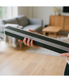 100cm aflang væglampe - Sort, firkantet, inde / ude, IP65, inkl. lyskilde