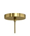 MALM E14 guld cylinder pendel - 2m ledning, med roset, uden lyskilde.