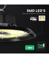 150W V-Tac LED high bay, 155lm/W - IP65, 4000K, Cree chip, 6 års garanti