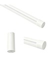 86cm dæmpbar spisebordslampe - Hvid, 11W LED, inkl. wireophæng
