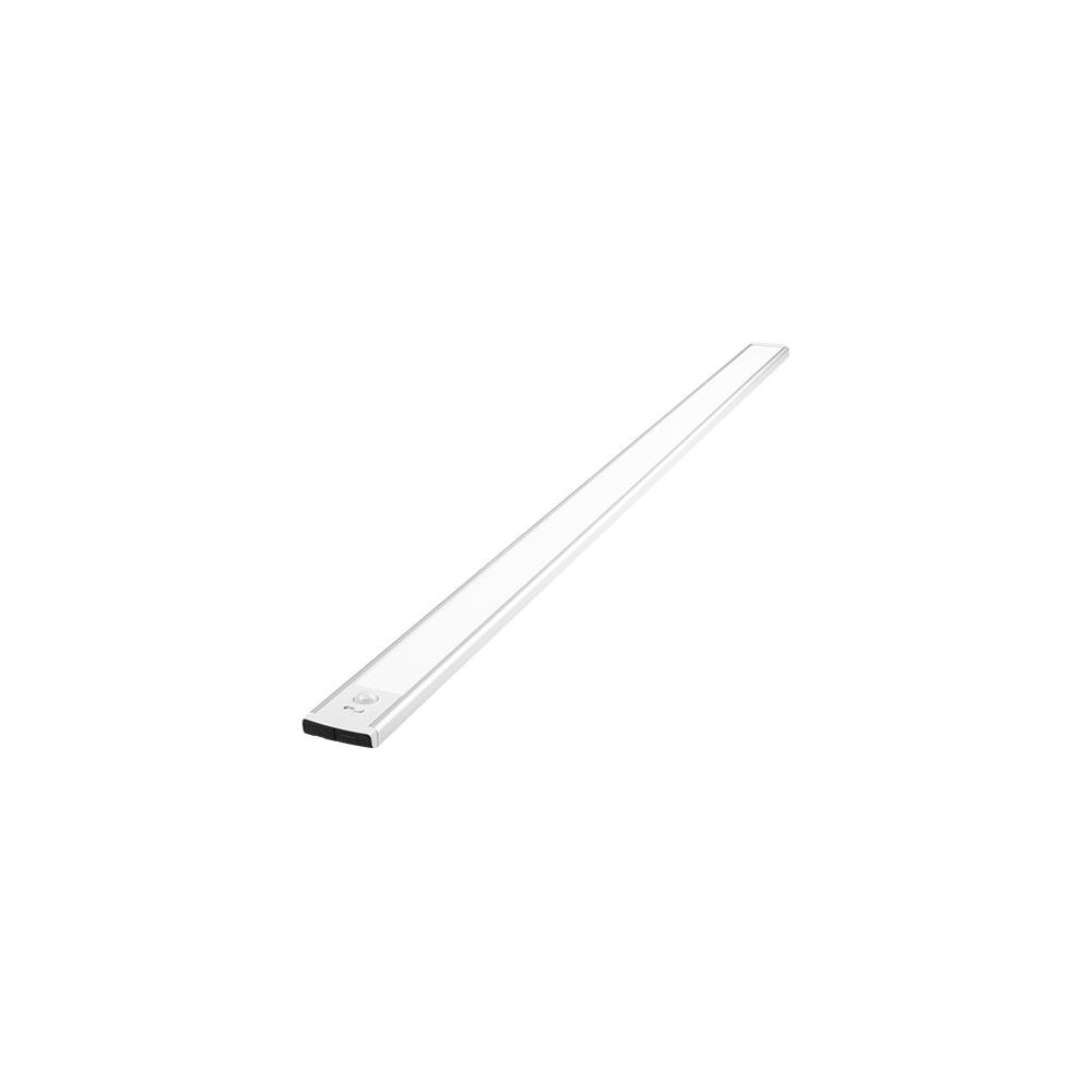Batteri skabsbelysning - 80cm, Sølv, PIR sensor, genopladelig Batteri skabsbelysning - 80cm, Sølv, PIR sensor, genopladelig