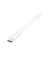 Batteri skabsbelysning - 80cm, Sølv, PIR sensor, genopladelig