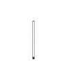 Batteri skabsbelysning - 80cm, Sort, PIR sensor, genopladelig