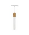12W System Shift Hangit Wood LED pendel - CCT switch, 25°, hvid, 90cm kabel