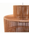 Brun Ø40cm pendel - E27 fatning, 2m ledning, papirsnor