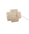 Beige Ø30cm pendel - E27 fatning, 2m ledning, flettet papirsnor