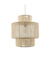 Beige Ø30cm pendel - E27 fatning, 2m ledning, flettet papirsnor