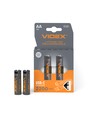 2 stk. AA batterier, USB-C Genopladelig - 1,5V, 2200mAh, Li-ion batterier