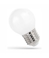 E27 5,5W LED kronepære - G45, 650lm, 4000K, neutral hvid