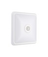 12W LED sensorlampe, CCT - 3 lyskulører, PIR sensor, 6 års garanti, Cree, firkantet, hvid