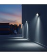 V-Tac 30W LED projektør - Sort, 6500K, Slimline
