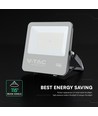 100W LED projektør - 185lm/W, Cree chip, sort, 6500K, 6 års garanti