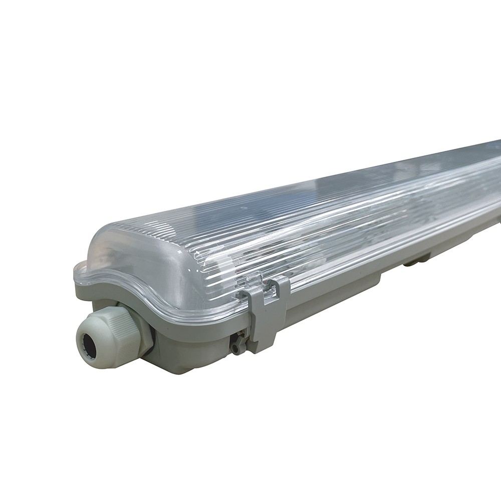 V-Tac 120cm vandtæt T8 LED armatur - Til 2x 120cm LED rør, IP65