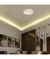 V-Tac 2x30W dæmpbar LED loftlampe - Inkl. fjernbetjening, 3-i-1 CCT, hvid