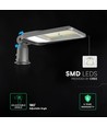 V-Tac 200W justerbar LED gadelampe - 120lm/W, Cree chip, 4000K, 6 års garanti