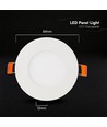 V-Tac 3W rund LED mini indbygningspanel - CCT, Cree chip, 6 års garanti
