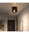 V-Tac 18W LED påbygningsspot - IP44, sort, CCT, Cree chip