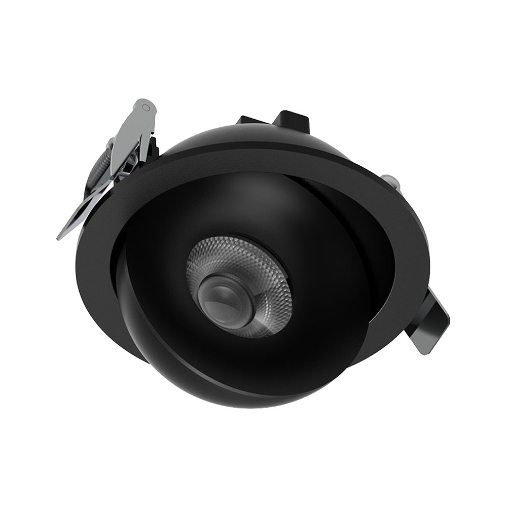 V-Tac 12W CCT LED downlight - IP44, sort, Cree chip - Kulør : 3-i-1