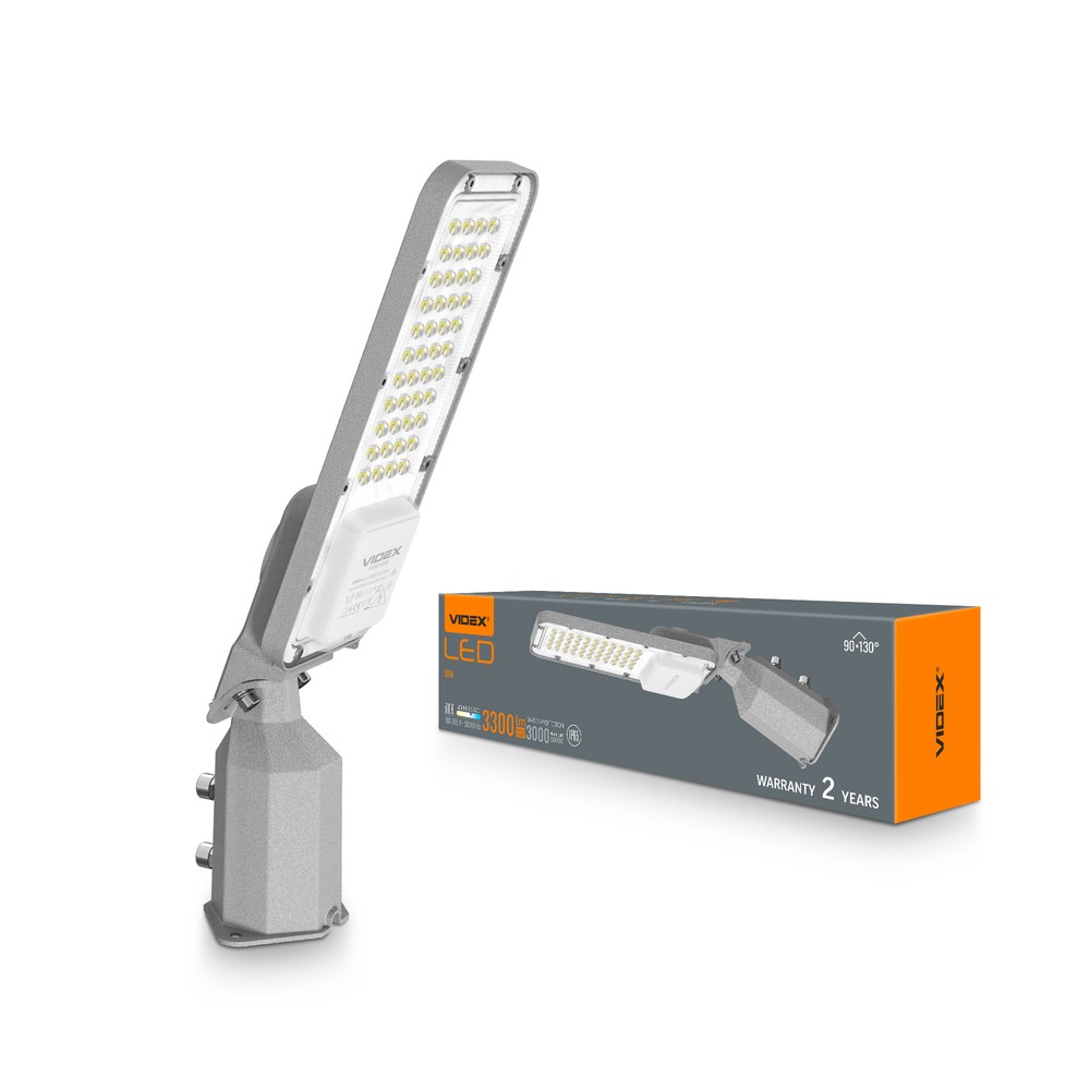 30W LED gadelampe - IP65, 5000K - Kulør : Neutral