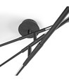 40W LED loftslampe - Sort, CCT