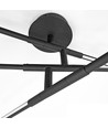 40W LED loftslampe - Sort, CCT