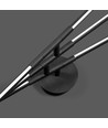 40W LED loftslampe - Sort, CCT
