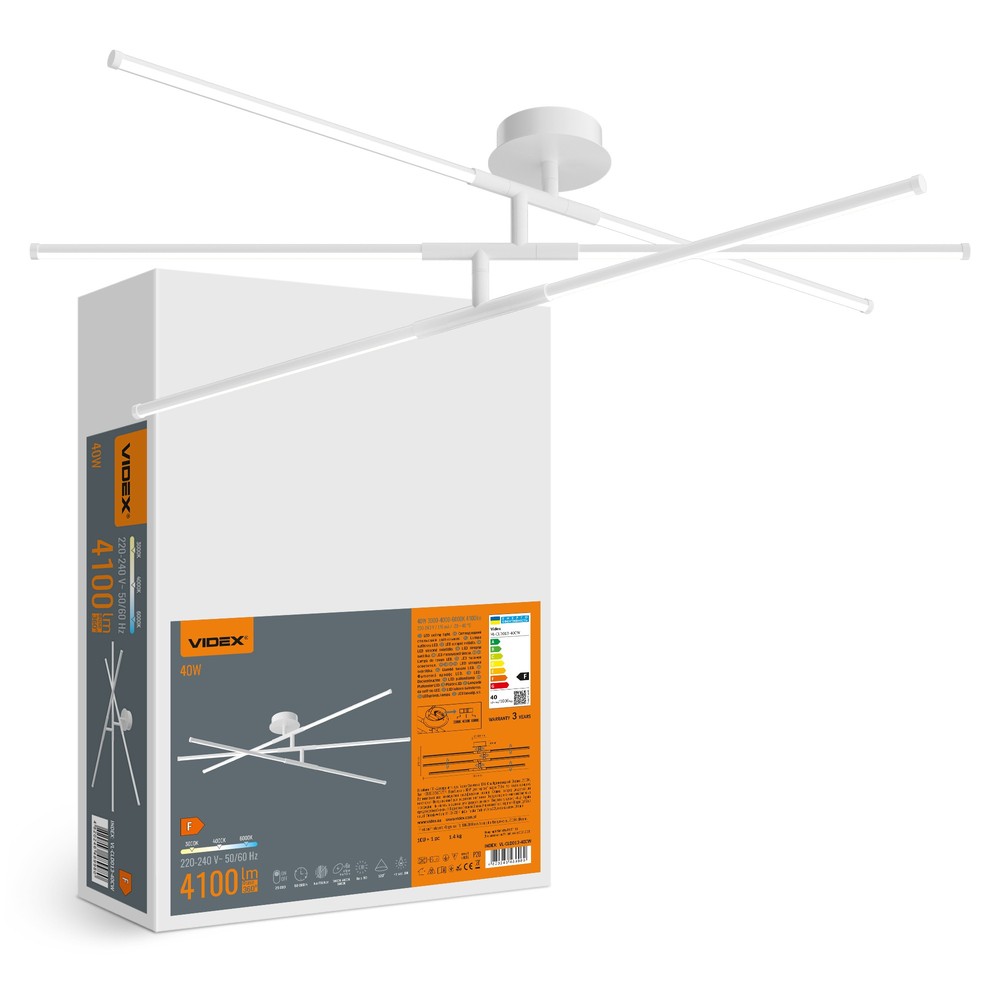 40W LED loftslampe - CCT, hvid - Kulør : Neutral