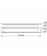 60cm 27W komplet LED armatur - Hvid, 5000K