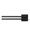 10W LED væg/loftlampe - Sort, CCT, 3 lyskulører