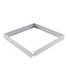 Høj ramme til 60x60 LED panel - Samles hurtigt, uden synlige skruer, hvid kant, 65mm høj