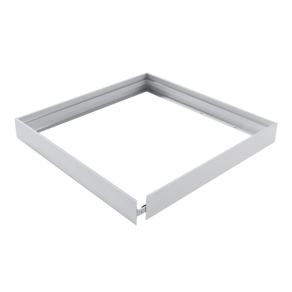 Ramme til 60x60 LED panel - Samles hurtigt, uden synlige skruer, hvid kant Ramme til 60x60 LED panel - Samles hurtigt, uden synlige skruer, hvid kant