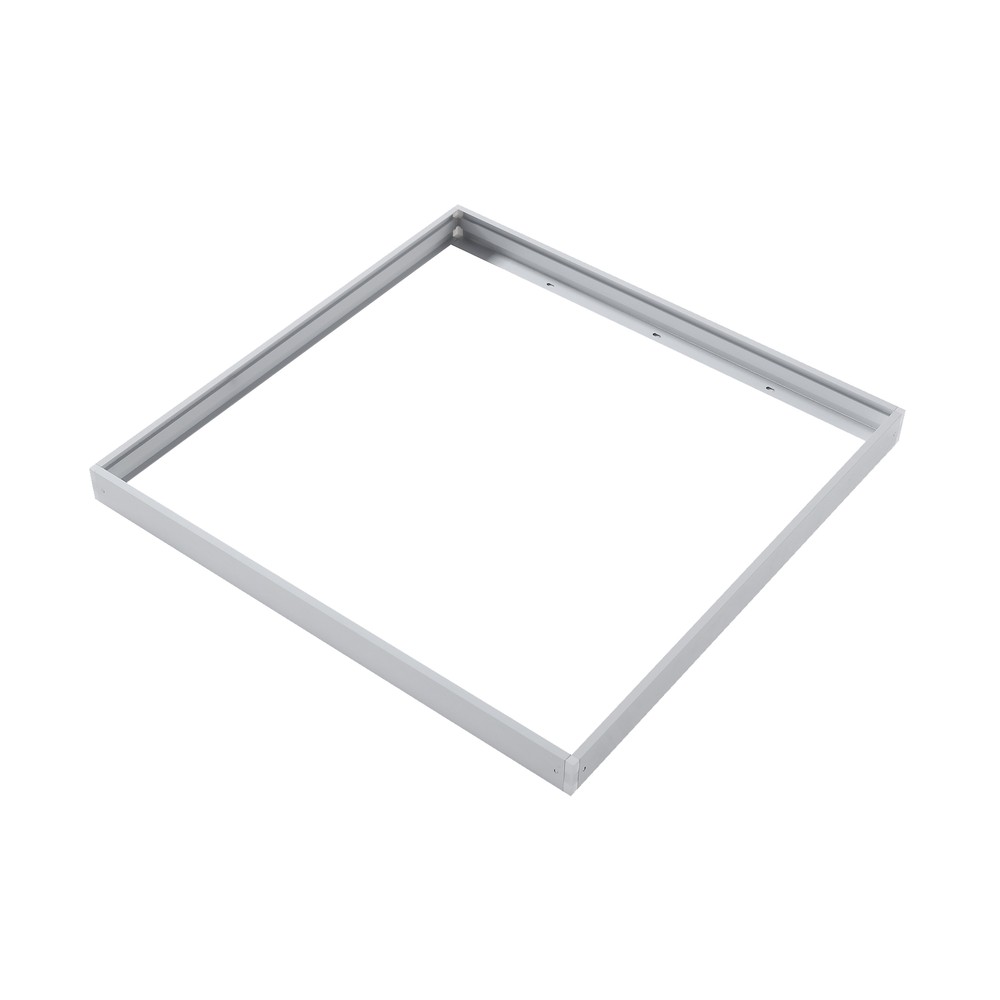 Ramme til 60x60 LED panel - Hurtig samlesæt, plast hjørner, hvid kant