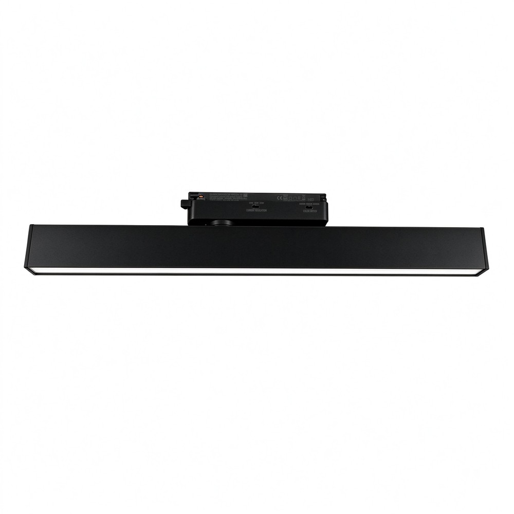 30/28/25W 1-faset LED lysskinne - 60 cm, Sort, 1F2W - Dæmpbar : Dæmper indbygget, Kulør : 3-i-1